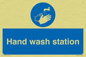 Hand wash station